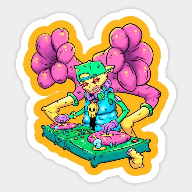 dj Sticker by vanpaul54